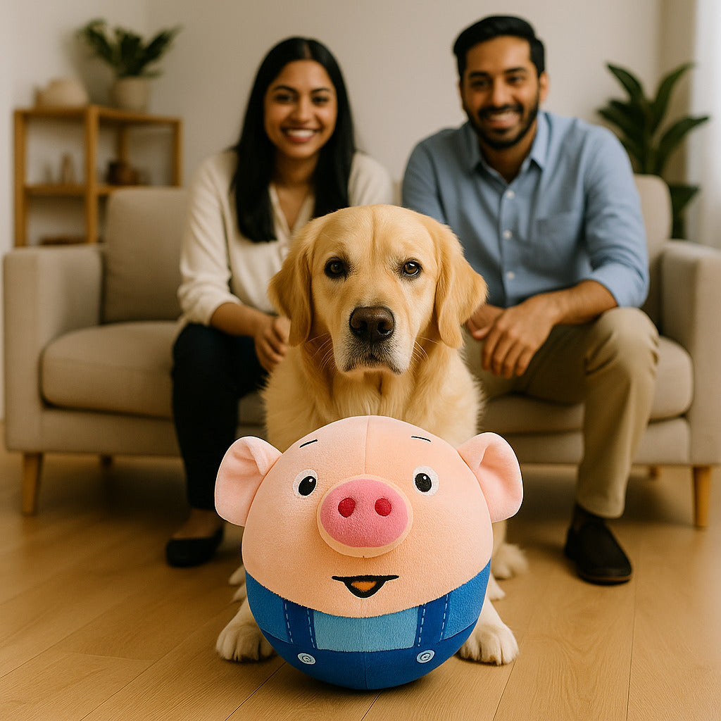 HappyBeats Plush Dog Toy