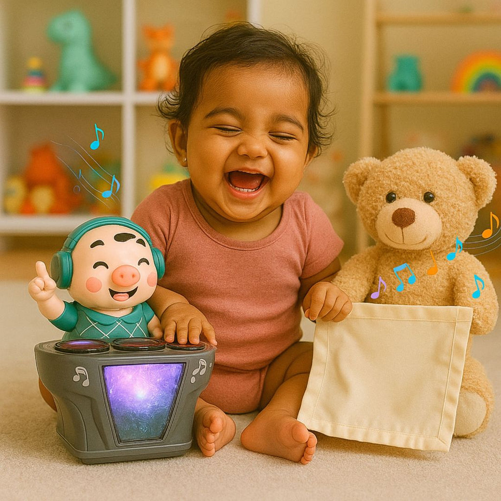 2 in 1 combo: Playtime Bear (Rechargable) and Fun Bash Toy