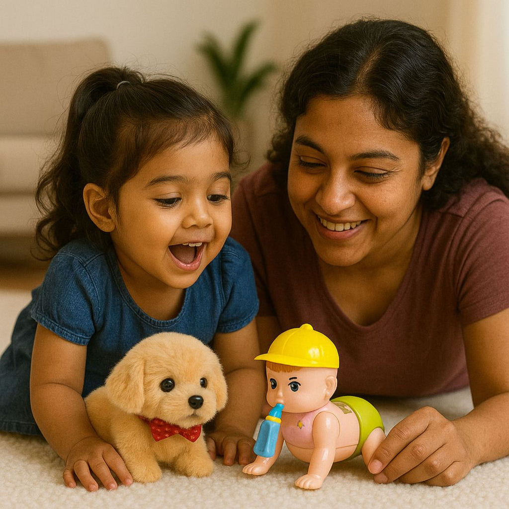 2 in 1 Combo: Joyful Jog Pups and Little Mover Toy